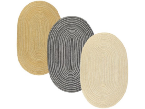 LUGAR AMERICANO ALGODAO 30X45CM OVAL 3-CORES