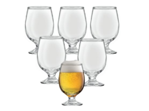 JOGO 6 TAÇAS DE VIDRO 300ML - LINHA BERLIM