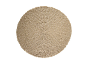 LUGAR AMERICANO 38CM FLORES OFF WHITE