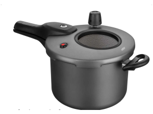 PANELA PRESSAO 4,5L C/VISOR+FECH EXTERNO GRAFITE