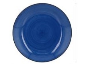 PRATO DE CERAMICA 28CM SOBREMESA AZUL - LINHA NANCY
