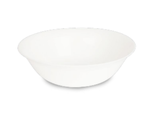 TIGELA VIDRO 19CM BRANCA MERIDIONAL