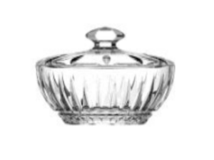 BOMBONIERE VIDRO 188ML WAVES CLEAR