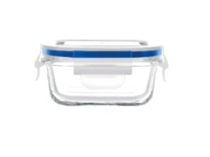 POTE VIDRO HERMETICO RETANGULAR 120ML