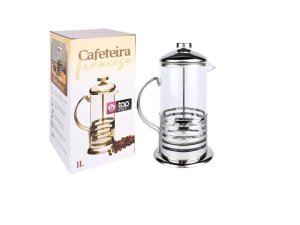 CAFETEIRA/CREMEIRA  FRANCESA 600ML VDO/INOX
