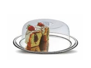 PORTA BOLO BASE INOX TAMPA ACRILICA PETUNIA