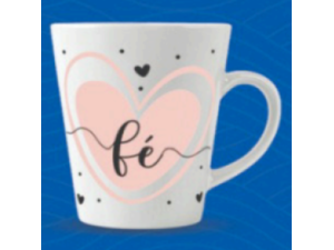 CANECA CERAMICA 300ML TULIPA 