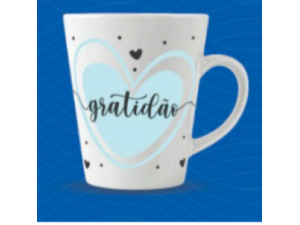 CANECA CERAMICA 300ML TULIPA 