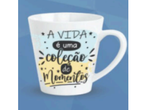 CANECA CERAMICA 300ML TULIPA 