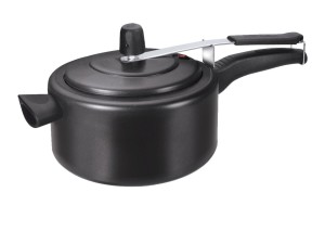 PANELA PRESSÃO PRETA DE ALUMINIO 3,0L