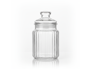 POTE DE VIDRO 600ML ESMERALDA