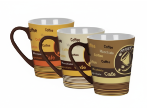 CANECA DE CERAMICA 300ML GRÃO