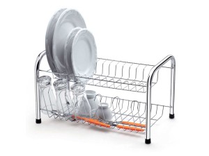 ESCORREDOR PRATO BERÇO CROMADO 40X25X28CM