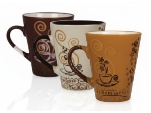 CANECA DE CERAMICA 300ML CAFÉ DA MANHA