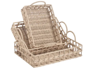 CESTA MAROA 35X26CM C/ALCA CLARA