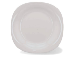 TIGELA VIDRO BRANCO 16,5CM QUADR OPALINE