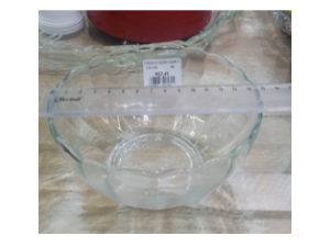 BOWL VIDRO 490ML 15CM ONDULADO