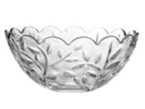 CENTRO MESA VIDRO 22CM LILY