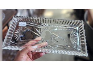 BANDEJA VIDRO 34X17CM