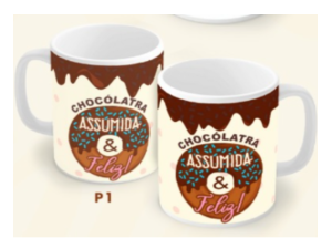 CANECA CERAMICA 320ML PASCOA CHOCOLATE
