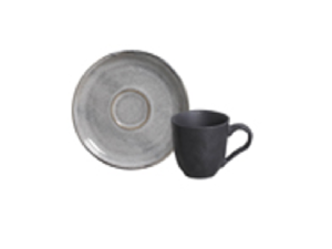 XICARA DE CERAMICA 230ML PARA CAFE COM PIRES - DUST