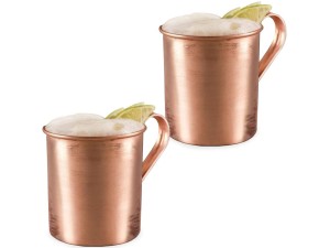 CANECA DE ALUMINIO BRONZE PEQUENA 250ML