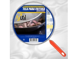 TELA FRITURA INOX CABO-VERMELHO 25CM