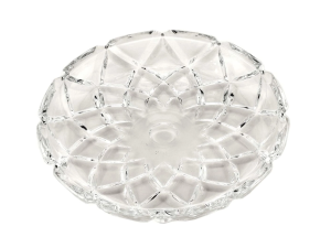 PRATO SOBREMESA VIDRO 19CM DIAMOND
