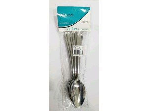 JoGo BRASILIA 6 COLHER SOBREMESA INOX 16CM